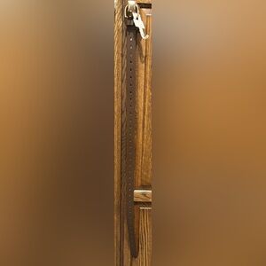 NWT Women’s Sz M Brown Belt with gold Buckle